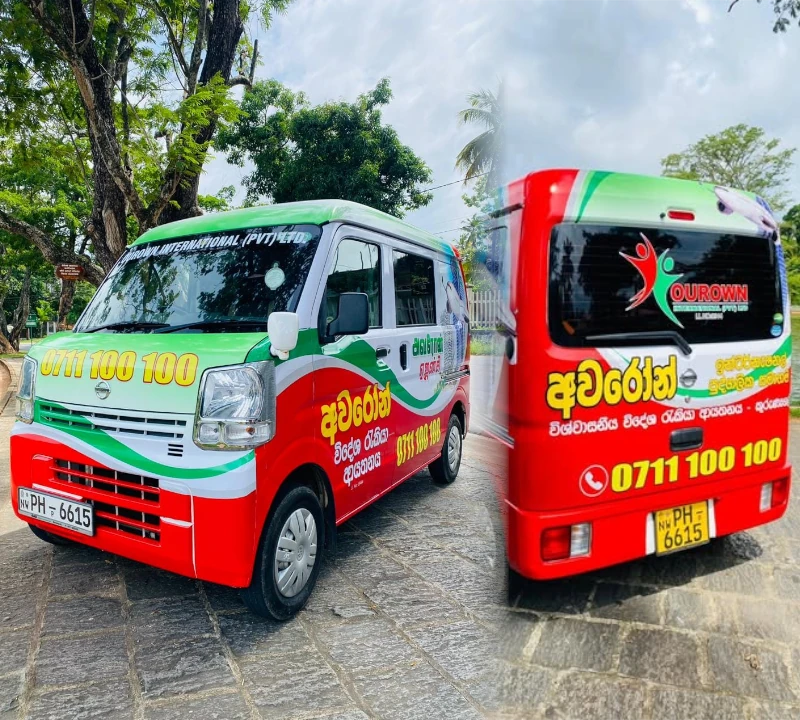 Vehicle Branding Project by Thusitha Graphics (Pvt) Ltd